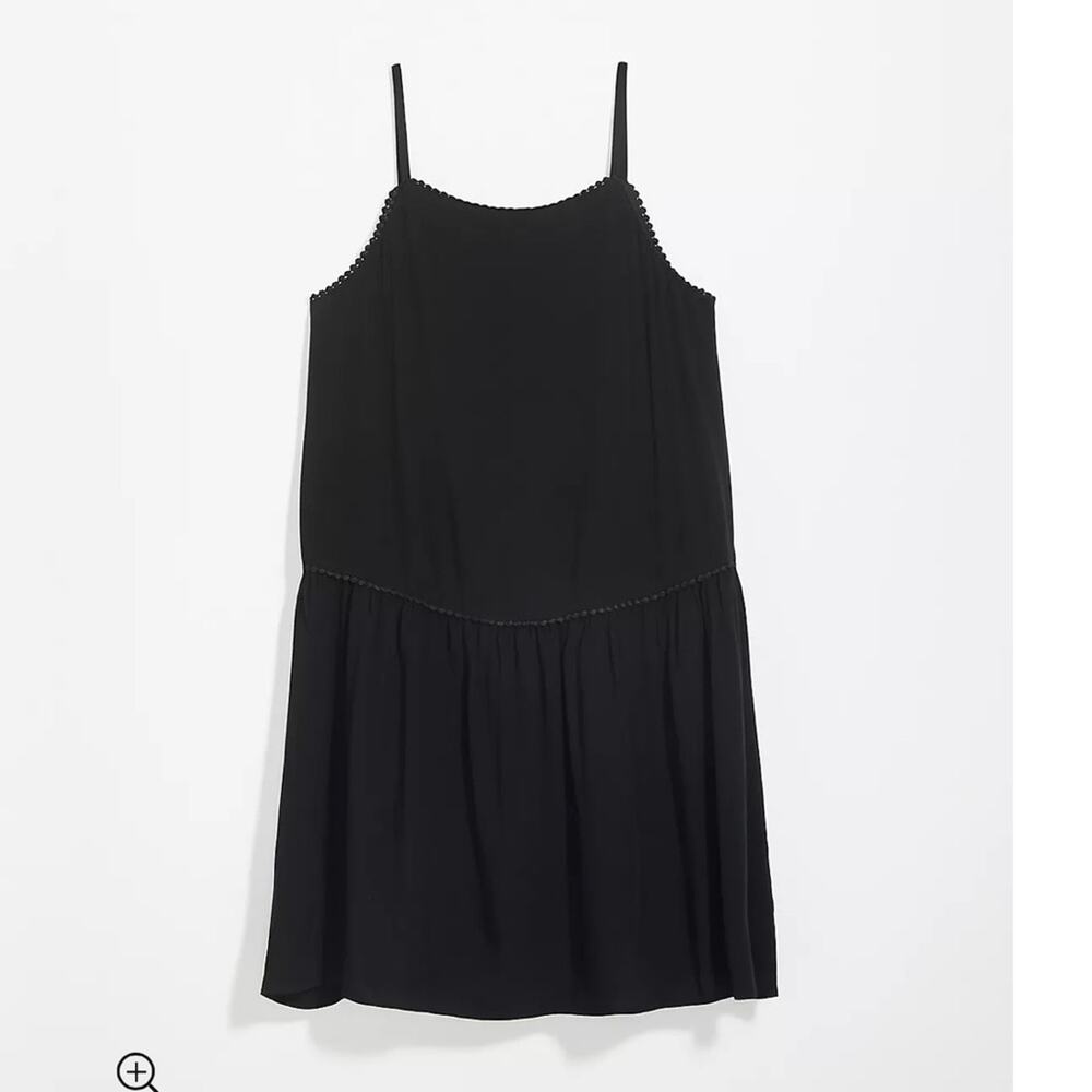 Loft Lacy Embroidered Strappy Swing Dress NWT - Picture 3 of 7